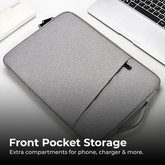 Slim Felt Laptop Sleeve with Handle — 11.6″–15.6″